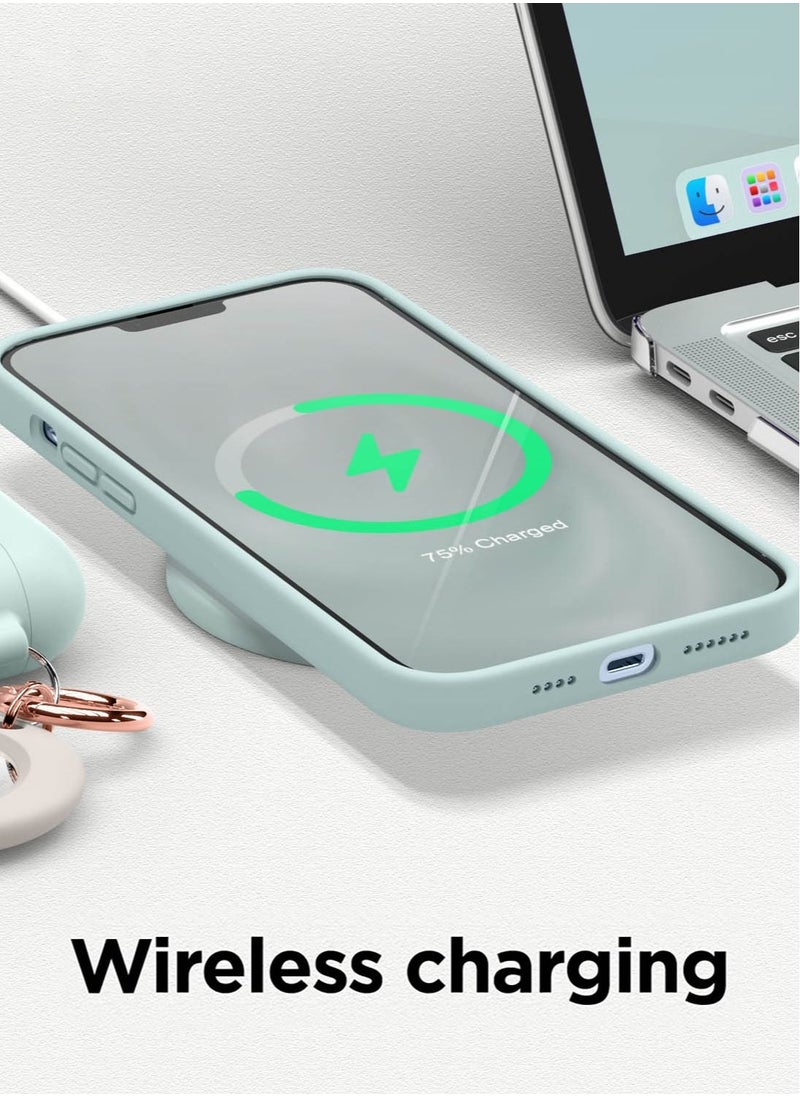 Elago - Silicone for iPhone 13 Pro MAX Case Cover - Mint - Image 1