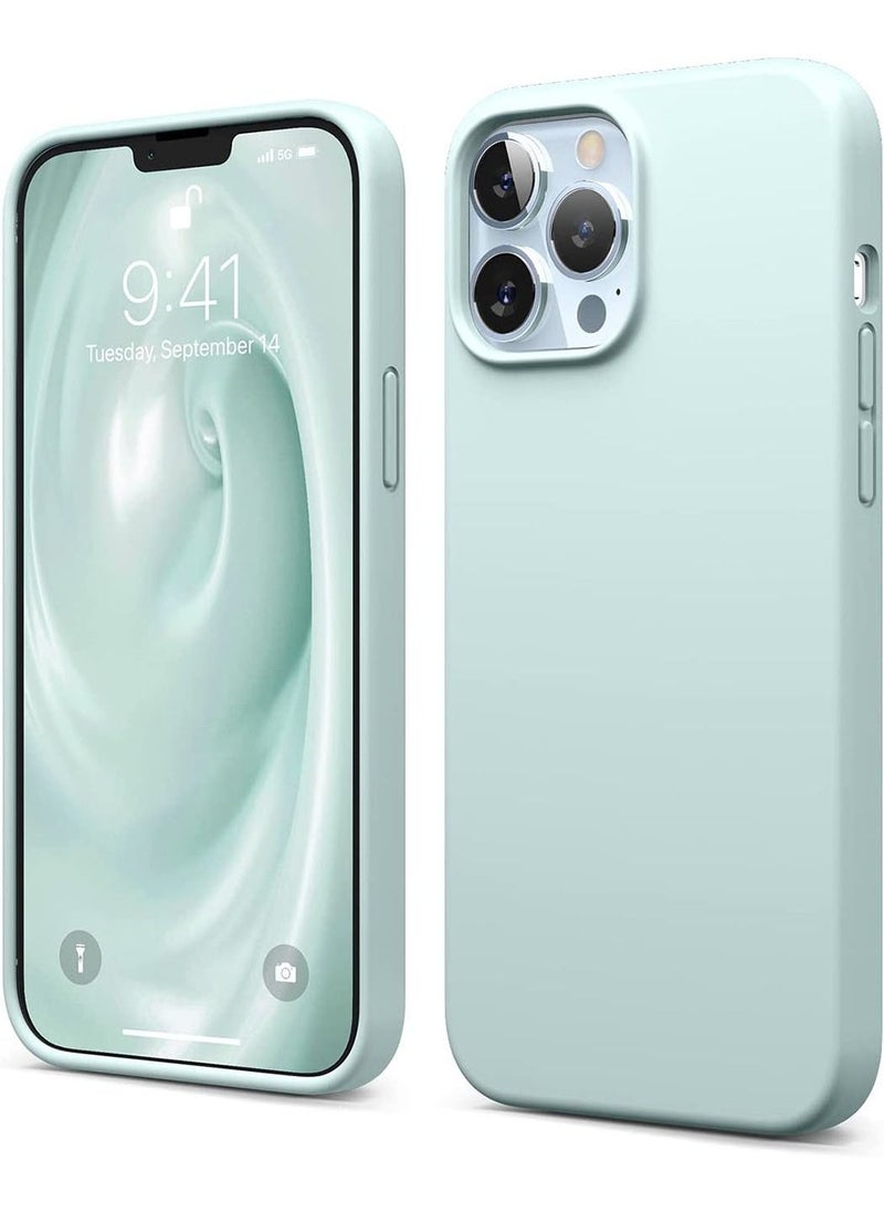 Elago - Silicone for iPhone 13 Pro MAX Case Cover - Mint - Image 1