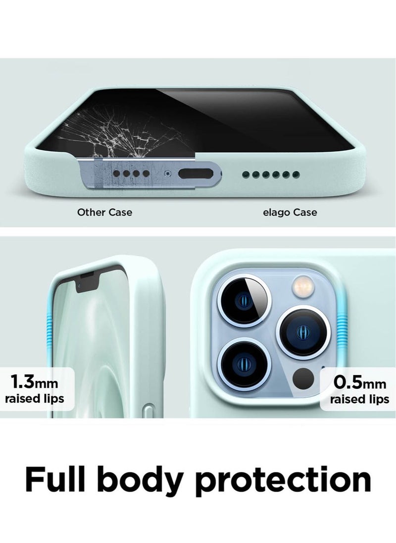 Elago - Silicone for iPhone 13 Pro MAX Case Cover - Mint - Image 1