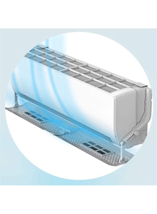 حاجب وموجه لهواء جهاز التكييف لمنع التعرض المباشر للهواء J3 أبيض - Image 4