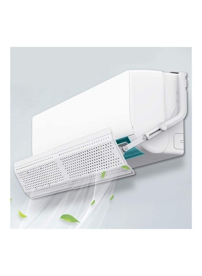 حاجب وموجه لهواء جهاز التكييف لمنع التعرض المباشر للهواء J3 أبيض - Image 2