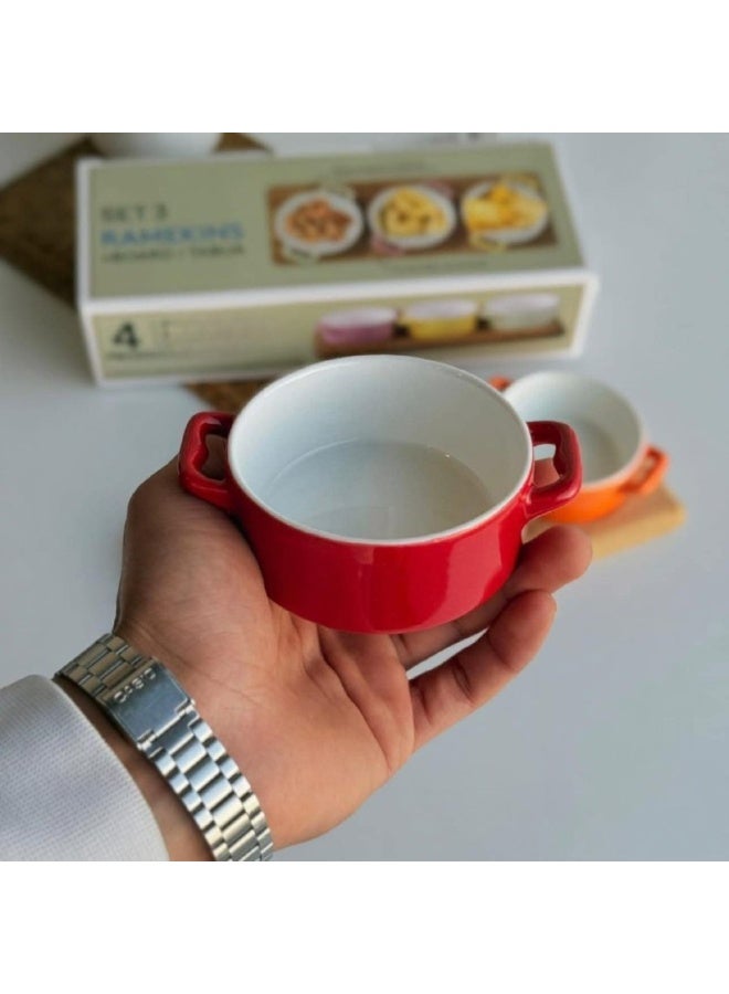 طقم بولات بورسلين علي كوستر خشب - Image 3