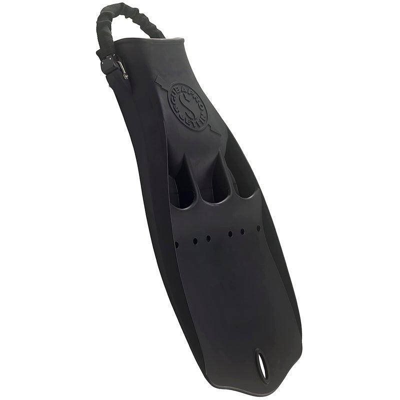 SCUBAPRO Jet Diving Fin with Spring Heel Strap Black Extra Large - Image 2