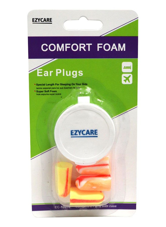 EzyCare سدادات أذن من رغوة مريحة 2 زوج 10039 - Image 1