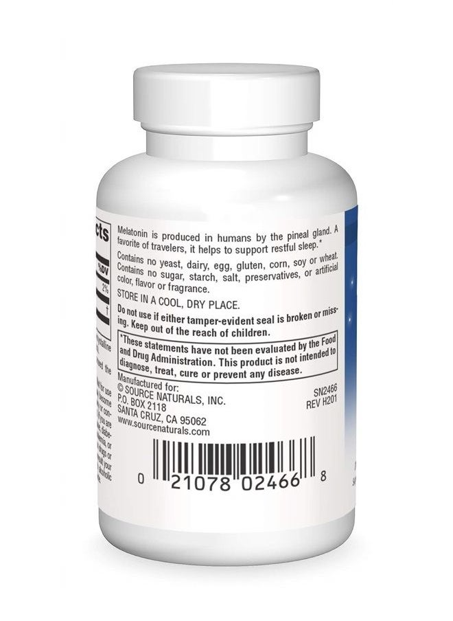 Source Naturals - Sleep Science Melatonin 10 mg - 60 Tablets - Image 1