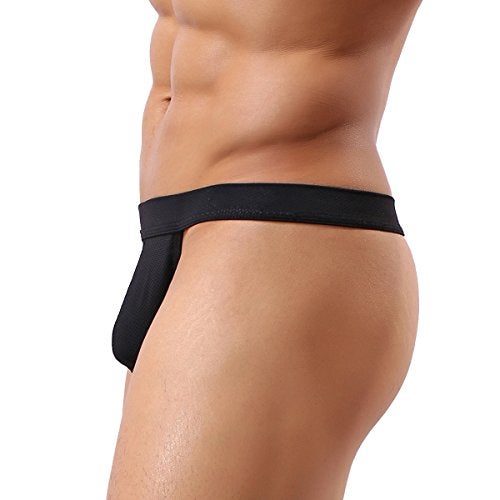 Summer Code Mens Micro Mesh Stretch Thong T-Back Sexy Underwear - Image 3