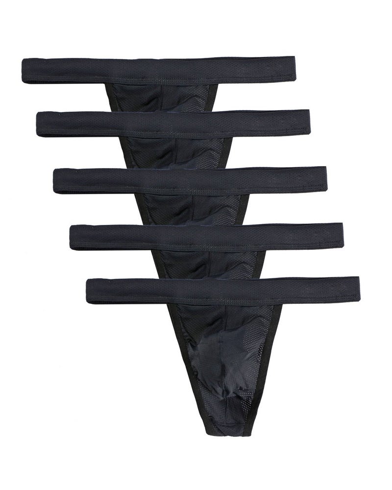 Summer Code Mens Micro Mesh Stretch Thong T-Back Sexy Underwear - Image 4