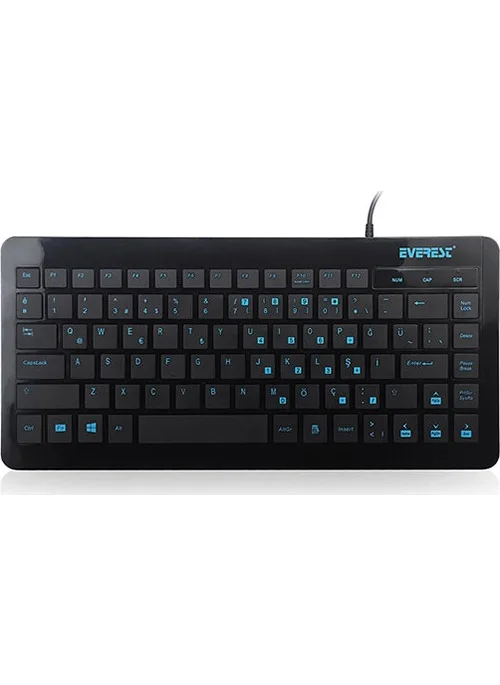 إيفرست KB-410 Black USB Q Mini Keyboard