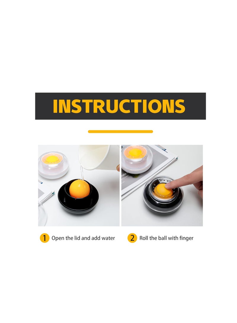 Deli Plastic Round Case Finger Pads Finger Sponge Wetted Tool Finger Pads Moisteners Envelope Moistener for Casher Counting Cash Money  - Image 3