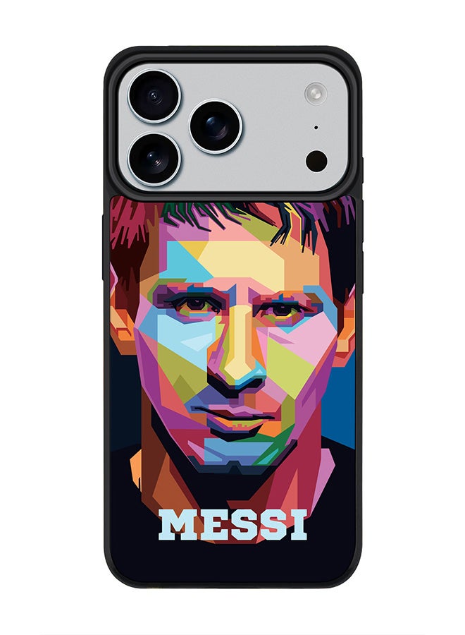Stylizedd iPhone 17 Pro Max Case, [Compatible with MagSafe] Slim Magnetic cover Phone Case iPhone 17 Pro Max -Poly Messi - Image 1