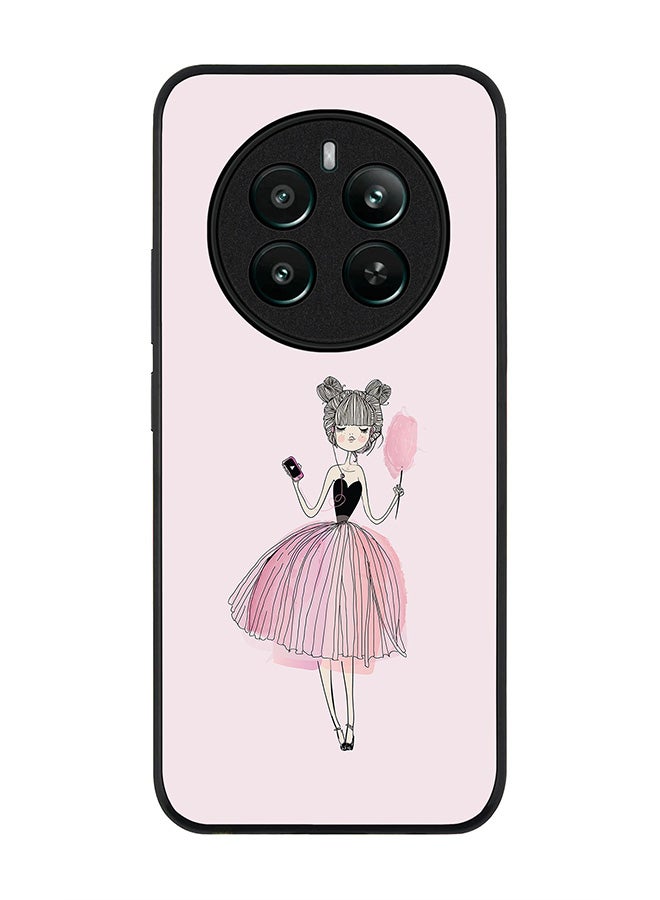 Stylizedd Rugged Black edge case for Realme 12 Plus 5G / Realme 12 4G, Slim fit Soft Case Flexible Anti Drop TPU Gel Thin Cover -  Lost in Music - Image 1