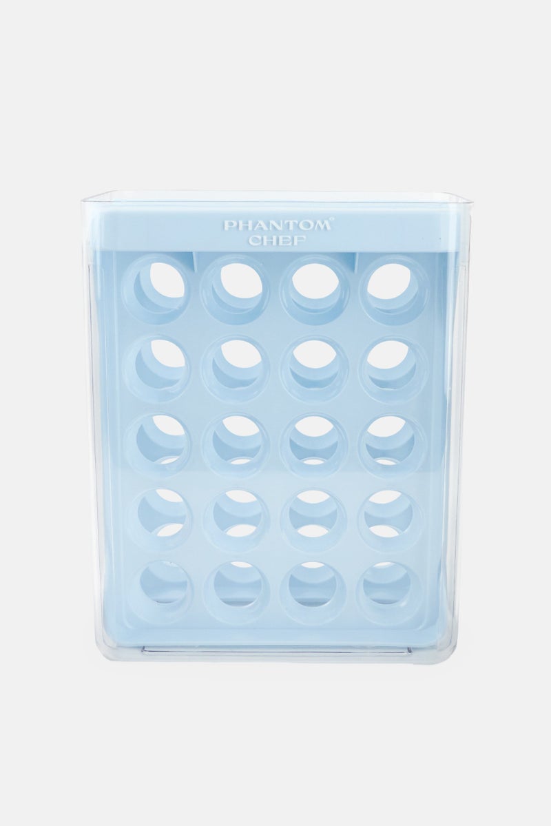 Phantom Chef Double Layer Egg Holder Container, Light Blue - Image 2