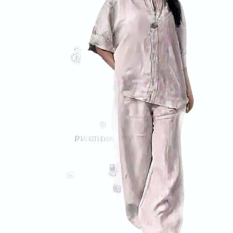 Fashion Casual Cotton Linen Outfit Set - Image 5