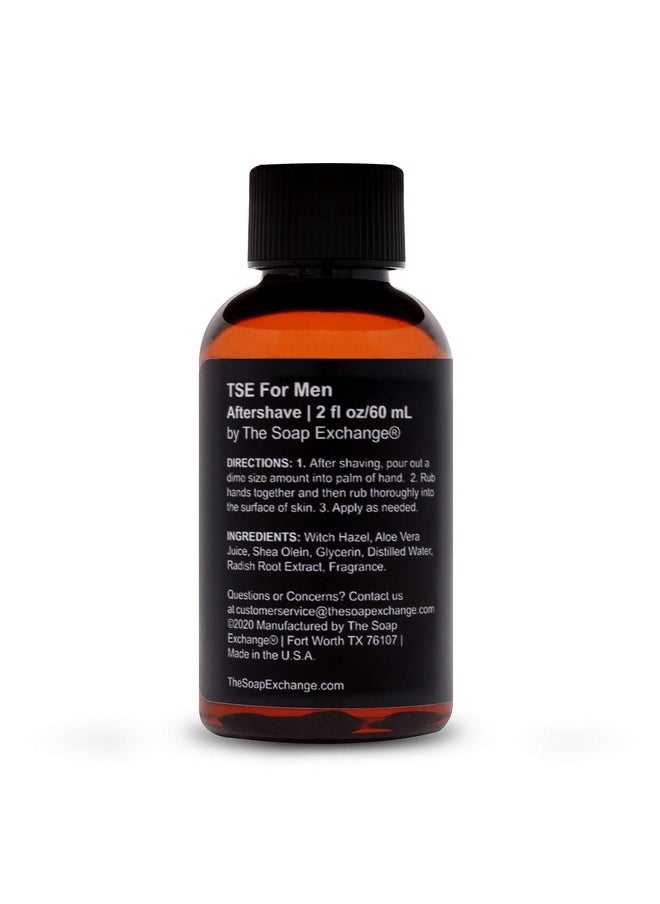 The Soap Exchange - Tse For Men Soothing Aftershave Urban Natural Ingredients For A Healthy Post Shave. Reduce Razor Burn With Aloe Vera. Hand Crafted 2 Fl Oz / 60 Ml Made In The Usa. - Image 1