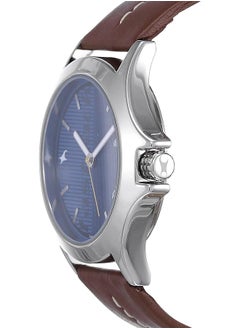 fastrack Straight Lines Analog Blue Dial Men Watch 3220Sl01 Nn3220Sl01  - Image 2