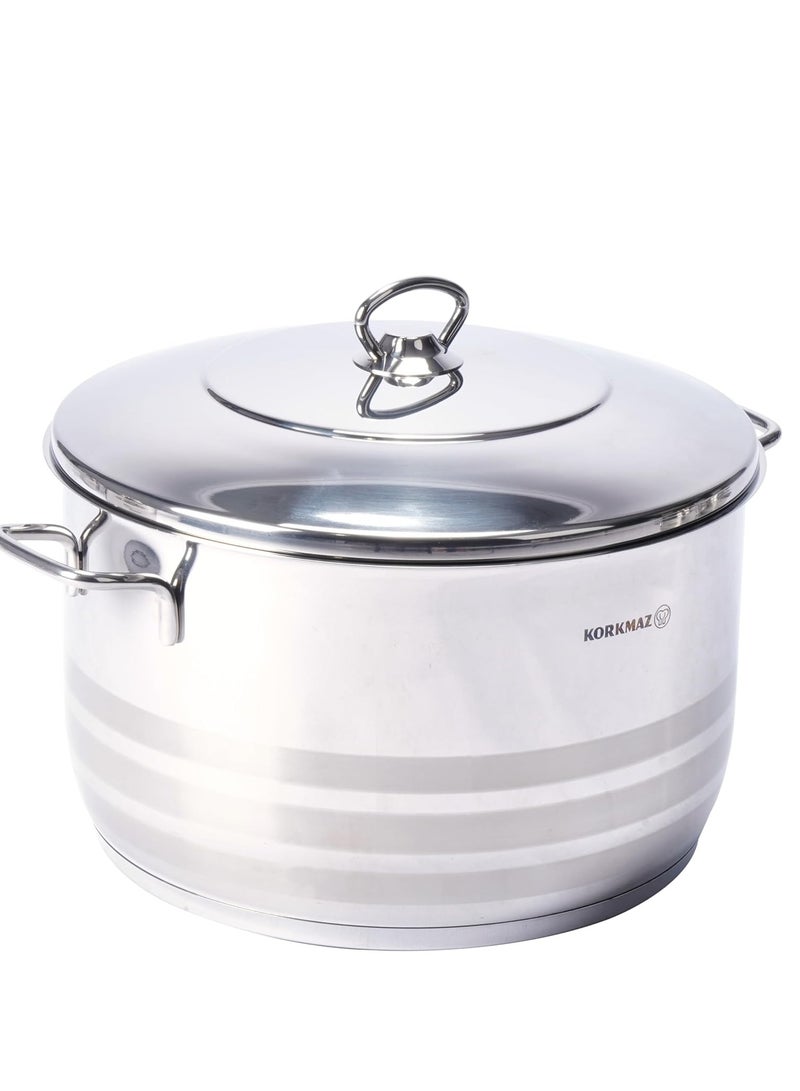 Korkmaz Astron 12 Piece Stainless Steel Cookware Set - Image 5