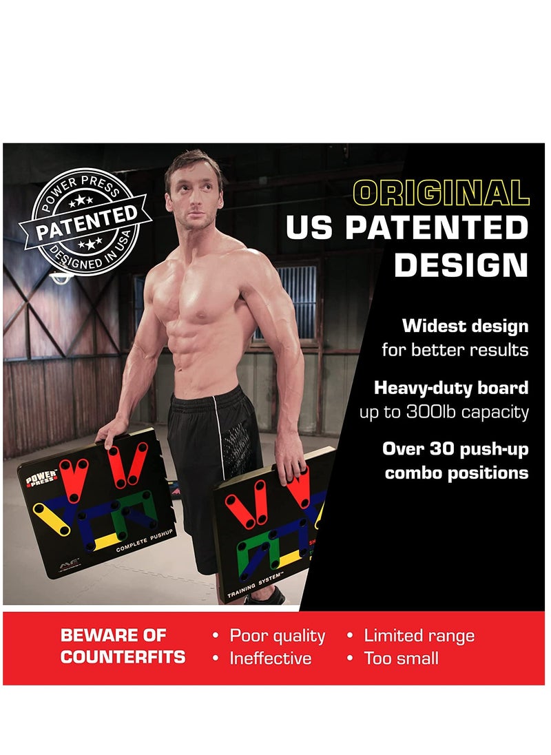 14IN1 Complete PushUp Training System Board For Home Workouts, With Carrying Bag