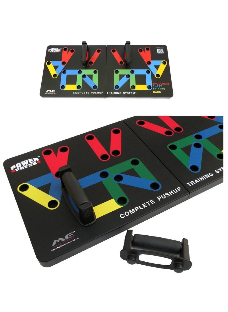 POWERPRESS 14IN1 Complete PushUp Training System Board For Home Workouts - Image 3