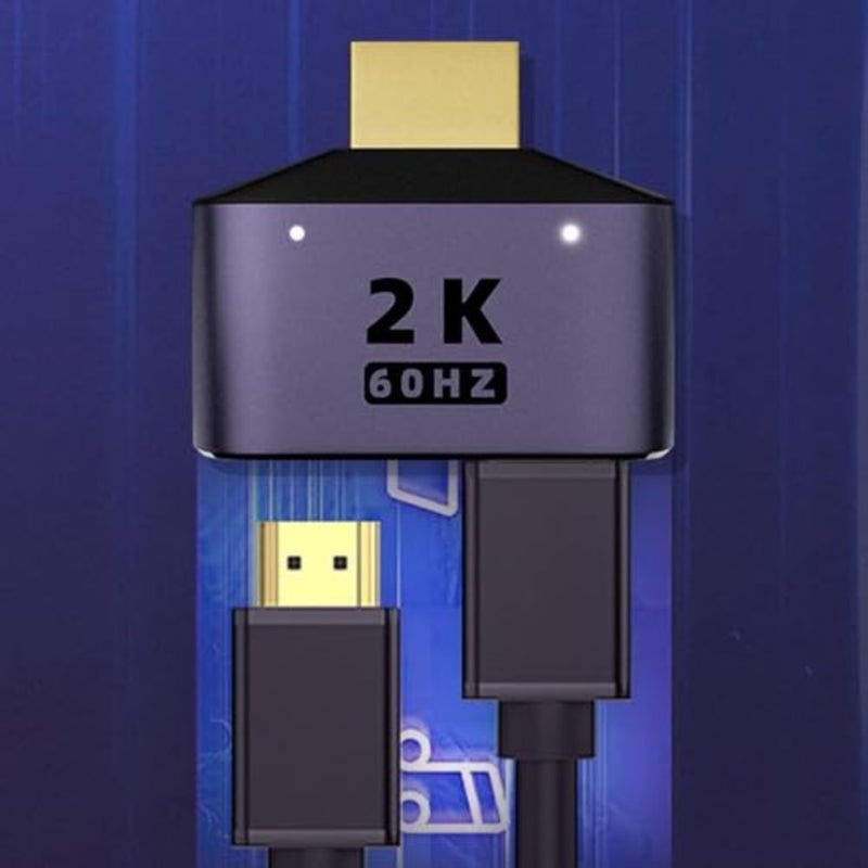 Black 2K Splitter FullHD 1080P Video Splitter 1X2 Split 1 in 2 Out for HDTV DVD Hdmi-Compatible 1 in 2 Out Satellite Equipment Accessories - Image 3