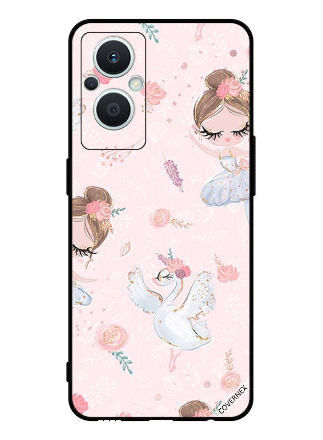 Covernex Protective Case Cover For Oppo Reno 7 Z 5G Doly Girl And Flowers - Image 1