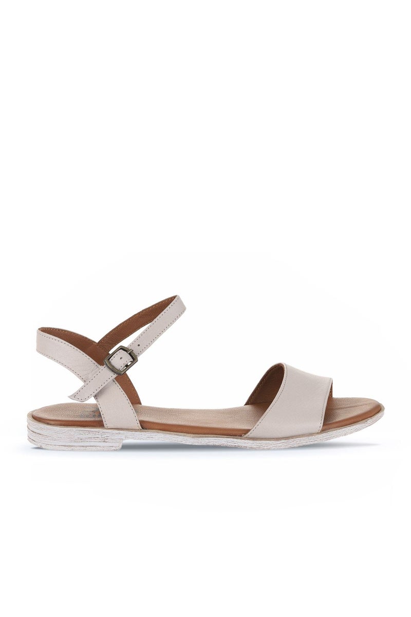 Bueno Contrast Strap Flat Sandals - Image 1