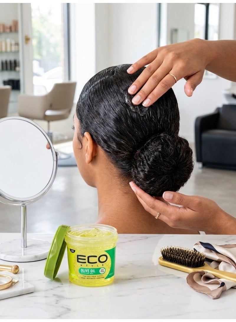 Eco Style Olive Oil Hair Styling Gel 473ml - Image 4