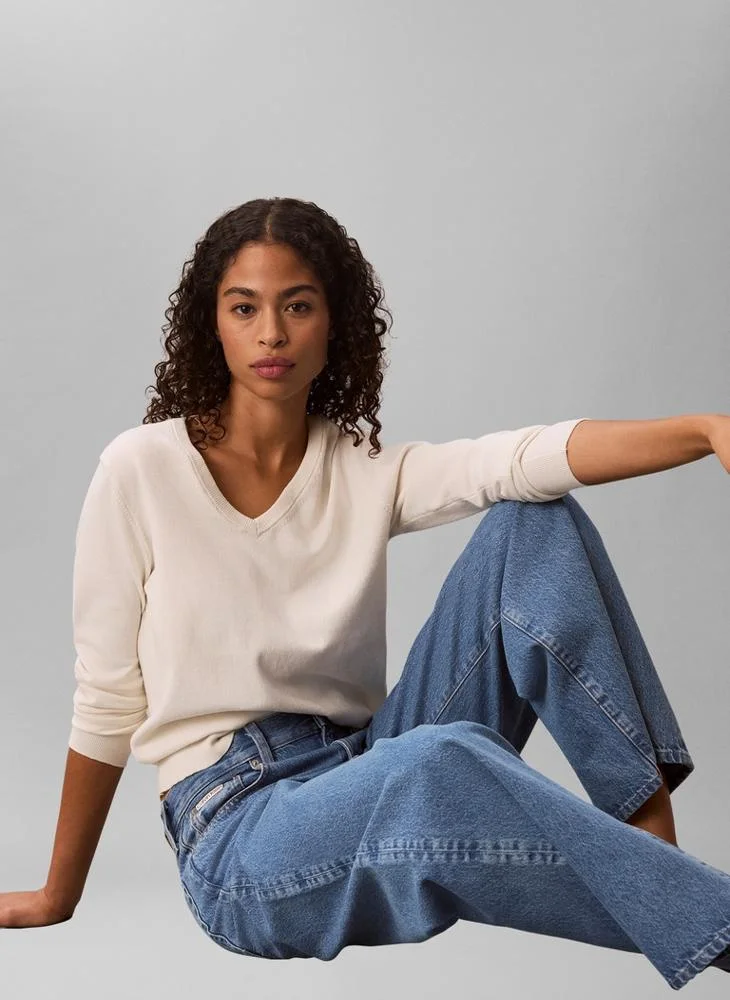 Calvin Klein Jeans  Wide Leg Jeans for Women | Best Price UAE