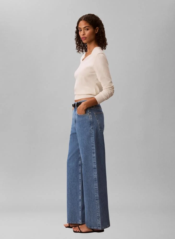 Calvin Klein Jeans  Wide Leg Jeans for Women | Best Price UAE
