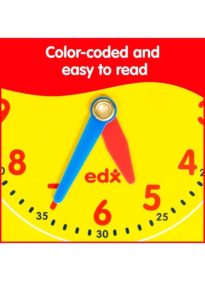 edxeducation - Learning ADVANTAGE-25615 edx Education Write-On/Wipe-Off Clock Dials - Set of 5 - Image 1