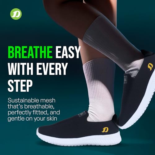 DOCTOR EXTRA SOFT Memory Foam Mens Running Shoe|Sports,Gym,Training,Walking,Jogging,Casual | Lightweight & Comfortable|Loafer Sneakers Lace-Up Athletics Moccasins Slipon for Gent's & Boy's New-D-2002 - Image 3