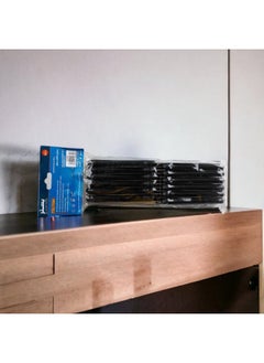 Bister 12pcs Steak Knife Black Plastic Handle High Stainless Steel 0.7 mm thickness Chinese Chopping Knife Kitchen chef knives with Black Color Handle for Home and Restaurant Size 4"  - Image 3