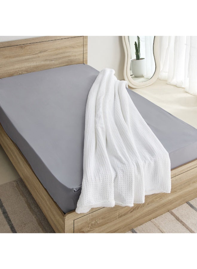 Home Box Serene Waffle Double Layer Twin Blanket 150 X 200 Cm - Image 3