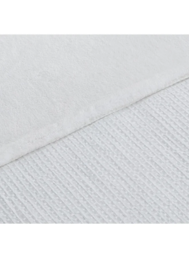 Home Box Serene Waffle Double Layer Twin Blanket 150 X 200 Cm