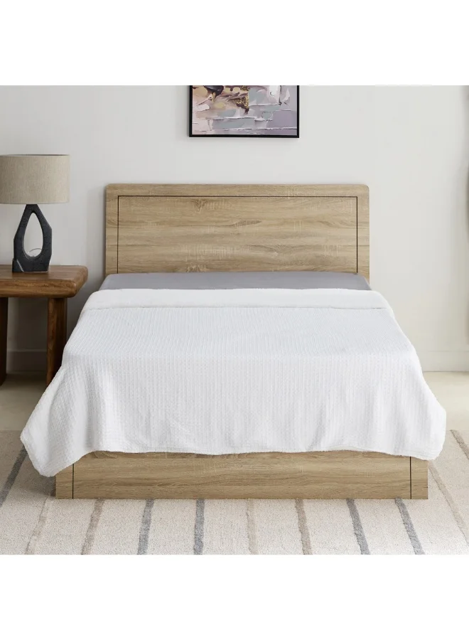 Home Box Serene Waffle Double Layer Twin Blanket 150 X 200 Cm