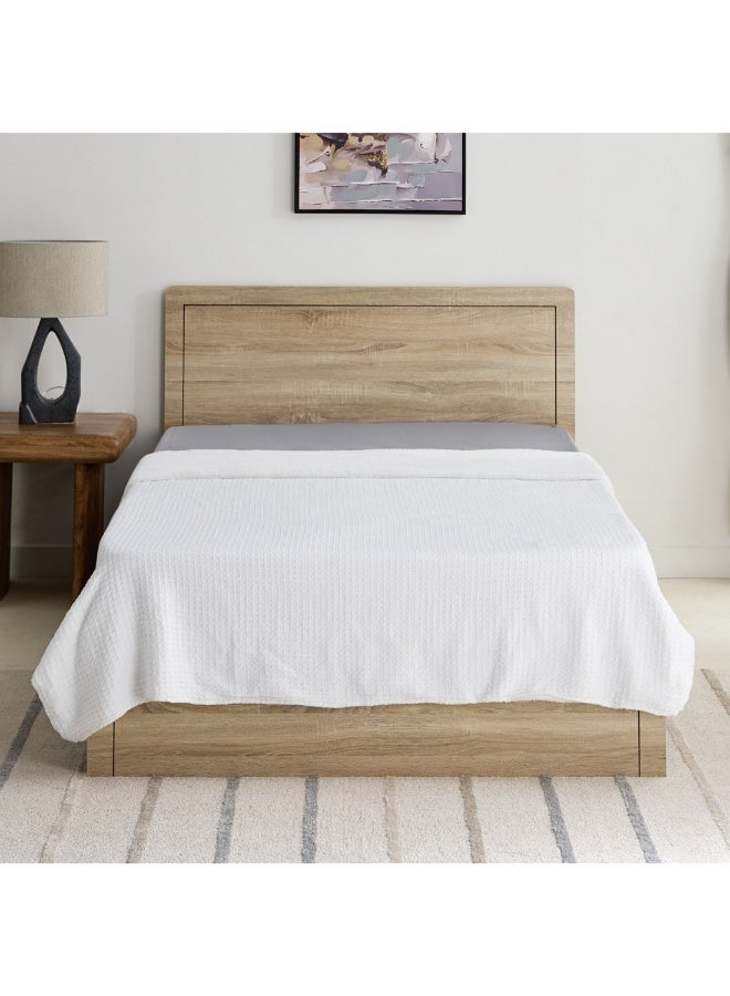Home Box Serene Waffle Double Layer Twin Blanket 150 X 200 Cm - Image 1