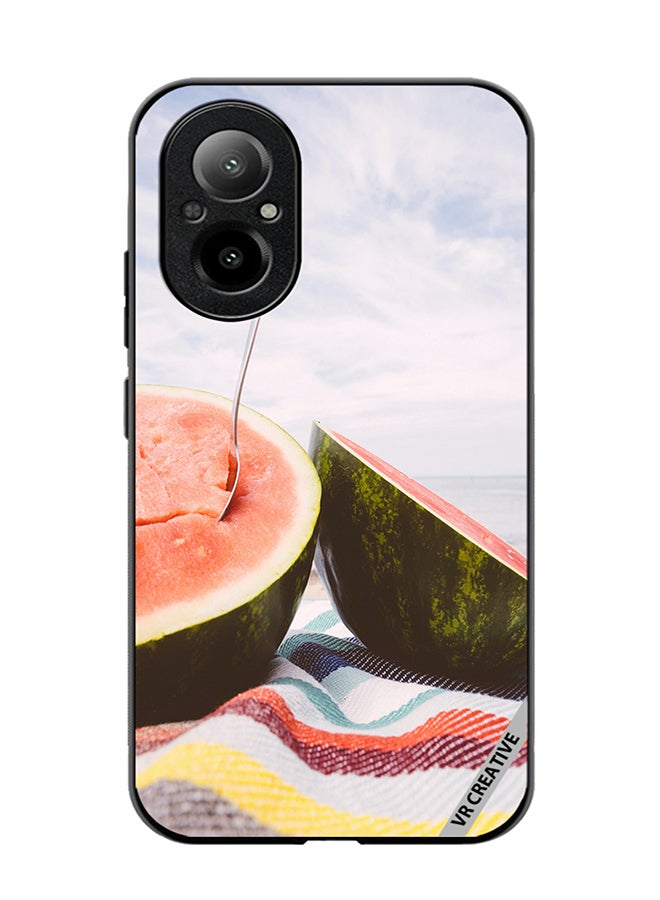 VR CREATIVE Protective Case Cover For Realme C67 4G Melonade Design Multicolour - Image 1