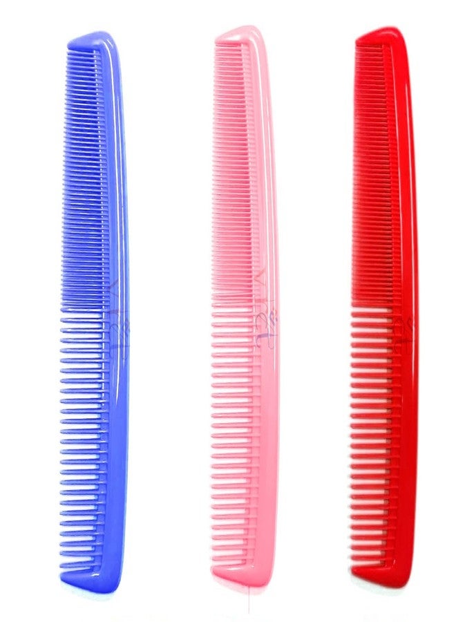 VRCT Multicolor Grooming Hair Combs for Women and Men(Pack of 3) (Random Colors) - Image 2