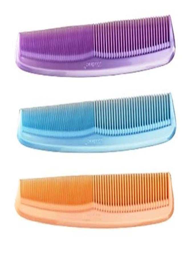 VRCT Multicolor Grooming Hair Combs for Women and Men(Pack of 3) (Random Colors) - Image 3