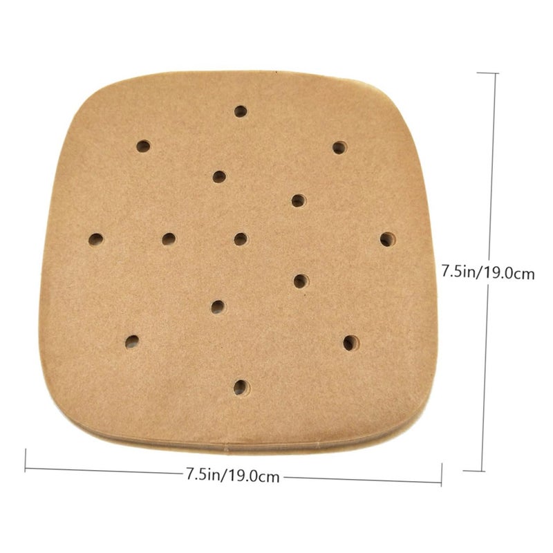 Unbleached Parchment Paper Sheets 7 5 Inch Non Stick Baking Paper For Air Fryer And Oven 200pcs - Image 3