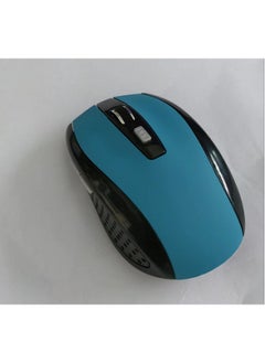 كمبيوتر رقمي/ماوس ليزر/ماوس ليزر دقيق عالي السرعة بواجهة USB ماوس بصري لألعاب المكتب المنزلي - اللون: أزرق بلوري