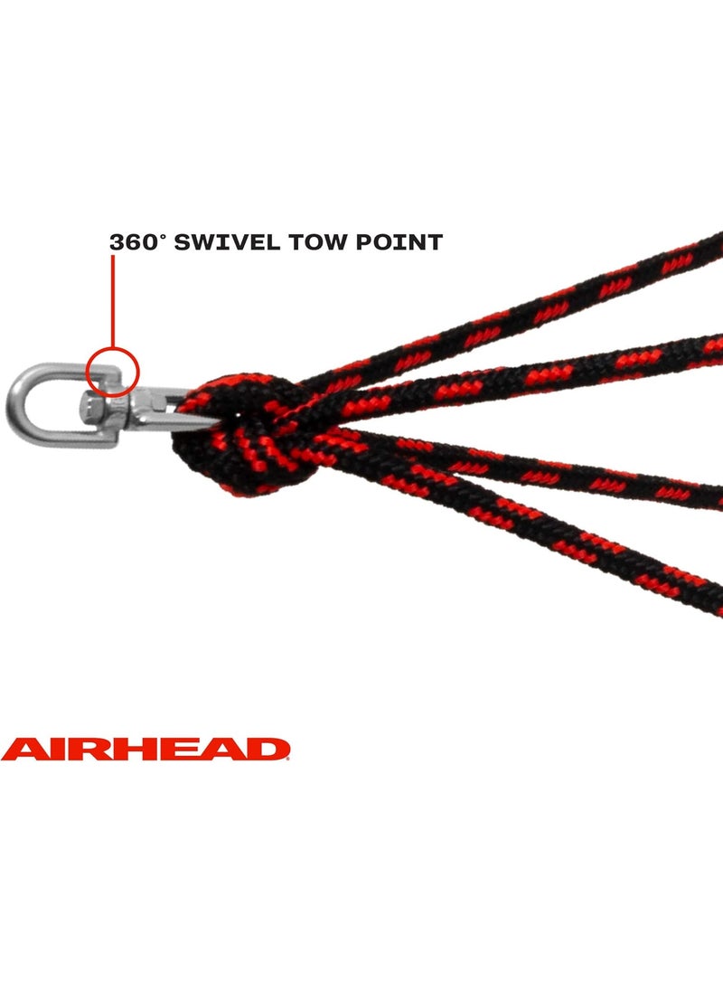 Airhead Airhead Gyro 1 Rider Spinning Towable Tube for Boating with Tumbling Action  - Image 5