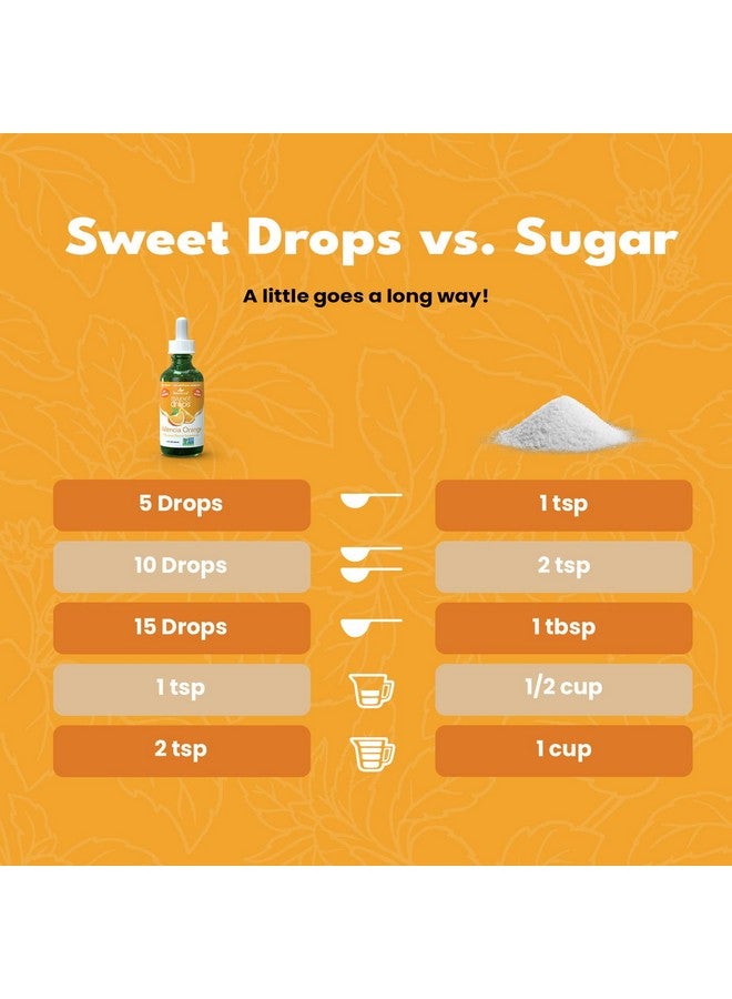 SweetLeaf Stevia Sweet Drops Valencia Orange Liquid Stevia Drops Sweetener Zero Calorie Nongmo Flavored Stevia Liquid Sugar Substitute For Sugarfree Sodas Mixed Drinks Iced Tea 2 Fl Oz (Pack Of 2) - Image 5