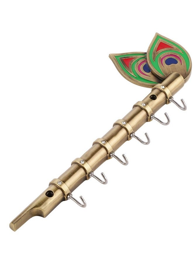 دوكوس DOCOSS - حامل مفاتيح عتيق كبير من النحاس 6 دبابيس، حامل مفاتيح على الحائط، حامل مفاتيح، خطاف لرف المفاتيح، خطافات تعليق المفاتيح - Image 1