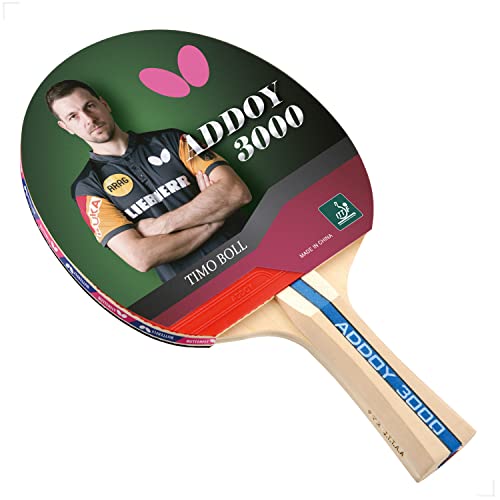 BUTTERFLY مضرب تنس الطاولة باترفلاي أودوي - مضرب تنس طاولة مع مطاط ناعم - مضرب بينغ بونغ رائع للمبتدئين - مضرب بينغ بونغ معتمد من ITTF - اختر من بين موديلات 1000، 2000، أو 3000 لمضرب بينغ بونغ - Image 1