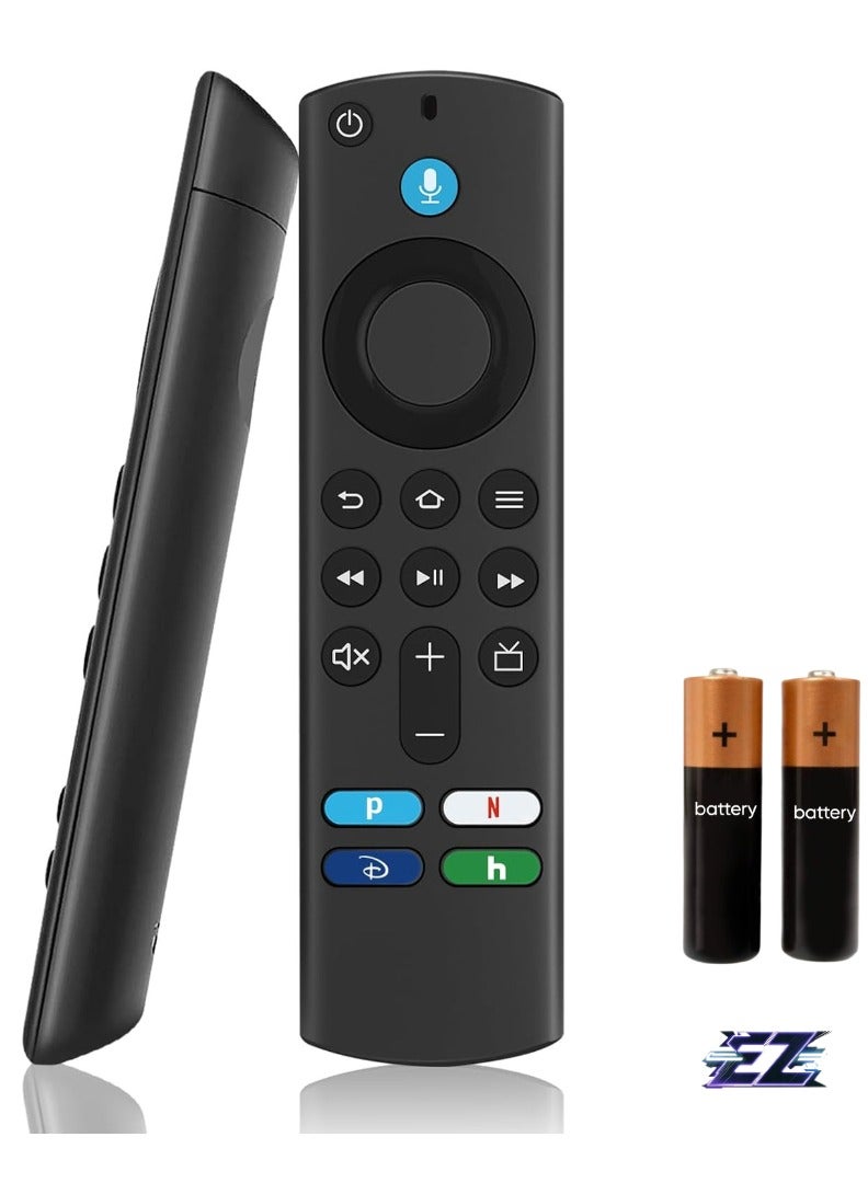 ELTRAZONE Replacement Remote Control for Fire Smart TV Stick (4K, 4K Max, Lite, 2nd & 3rd Gen) and TV Cube (1st & 2nd Gen) S9 – Includes Battery - Image 1