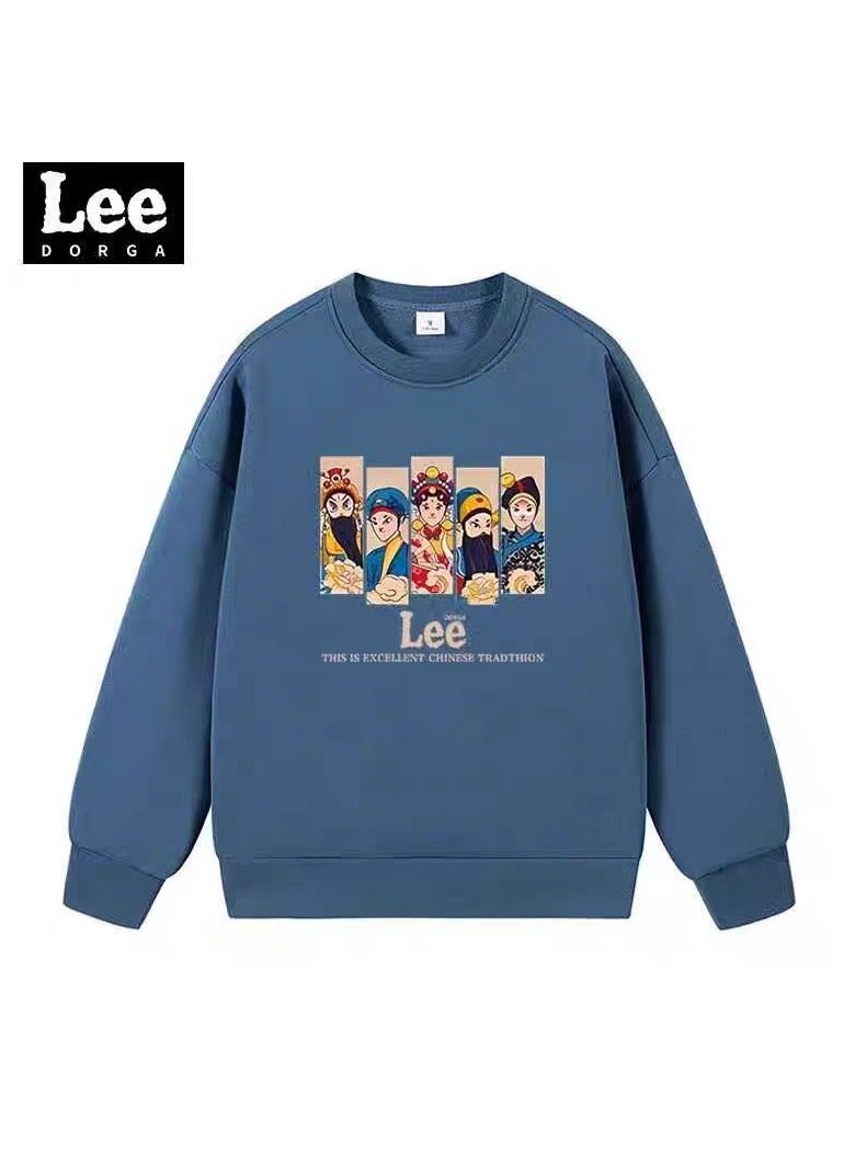 LEE Lee Brand Hoodie Loose Casual Round Neck Long Sleeved Hoodie  - Image 1