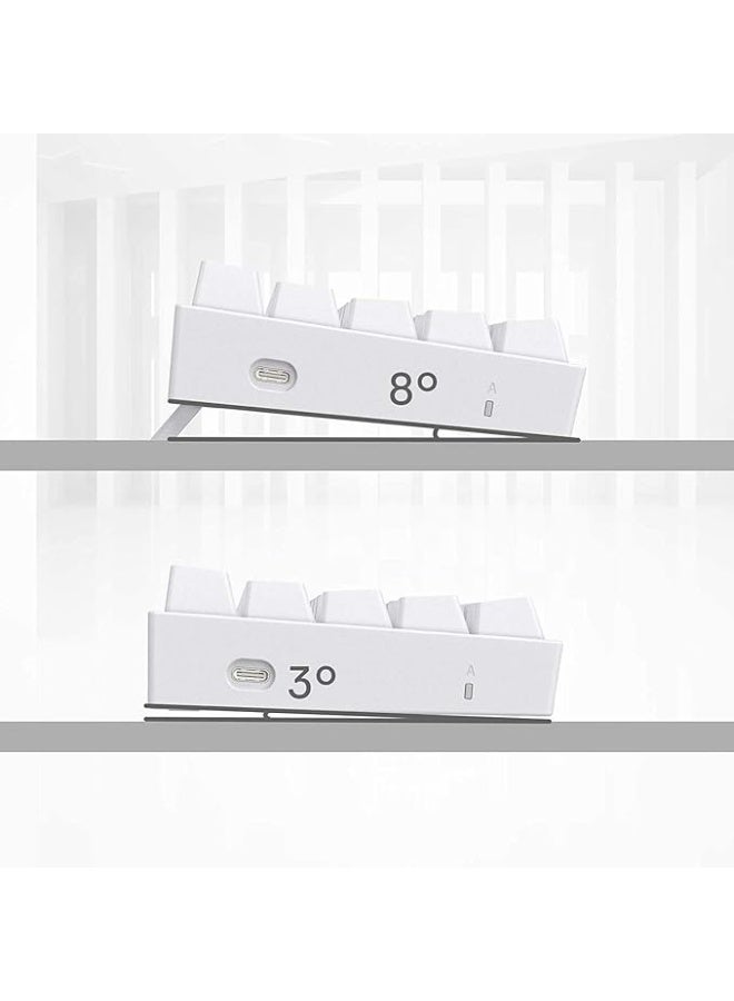 60% Wired RGB Gaming Keyboard – Compact Mechanical Keyboard with Tactile Blue Switches – 61 Keys for Fast & Precise Control - Image 3