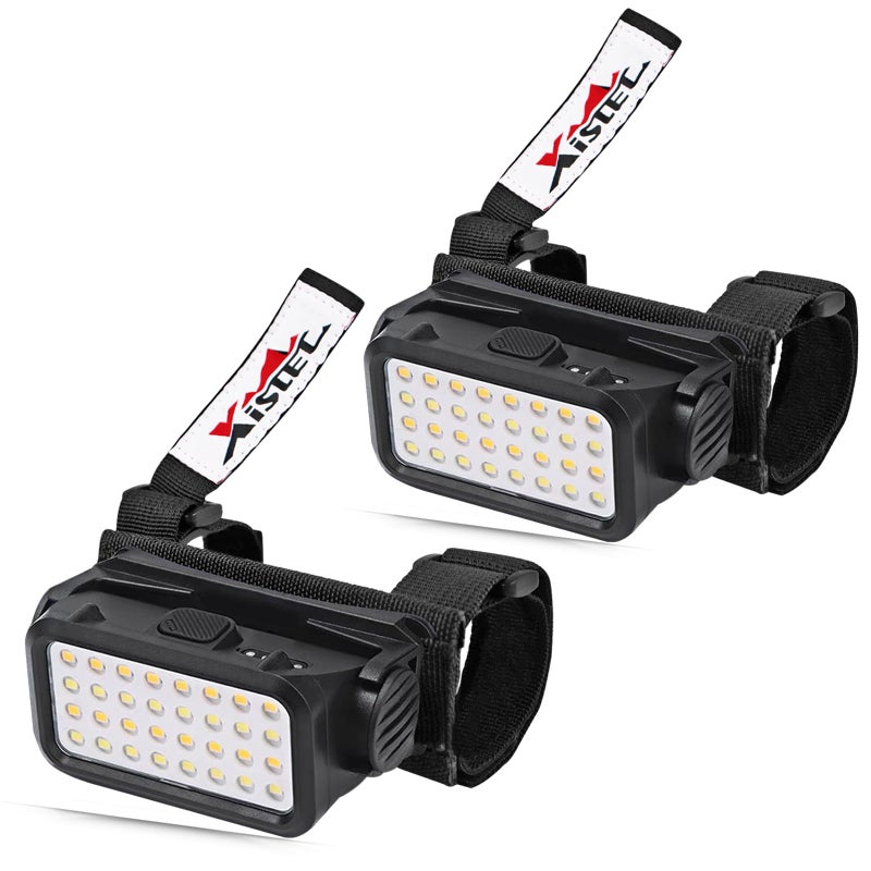 أضواء قبة UTV حزمة 2 من Xislet 32 قطعة LED شحن TypeC قابلة لإعادة الشحن ضوء داخلي UTV متوافق مع Polaris RZR Ranger CanAm Maverick Honda Talon 12520 أضواء سقف قفص بار رول