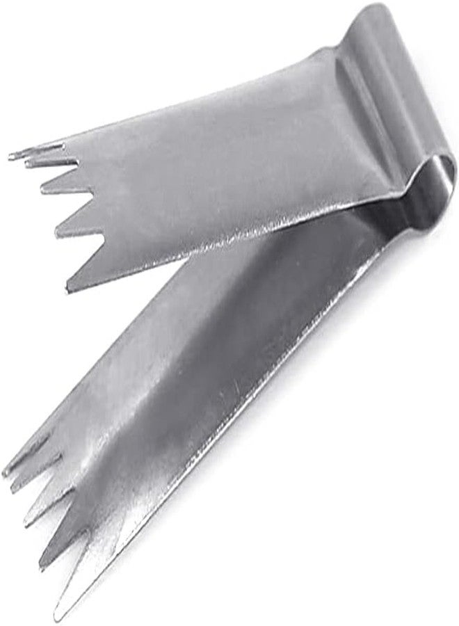 Bwexxt Silver Tweezers Tongs Pastry Tools, Stainless Steel Stainless Steel Walnut Clip Baking Bread Dessert Pastry Decoration Peanut Engraving Mold Cake Bun Decorating Tool Walnut Clip Kitchen - Image 1