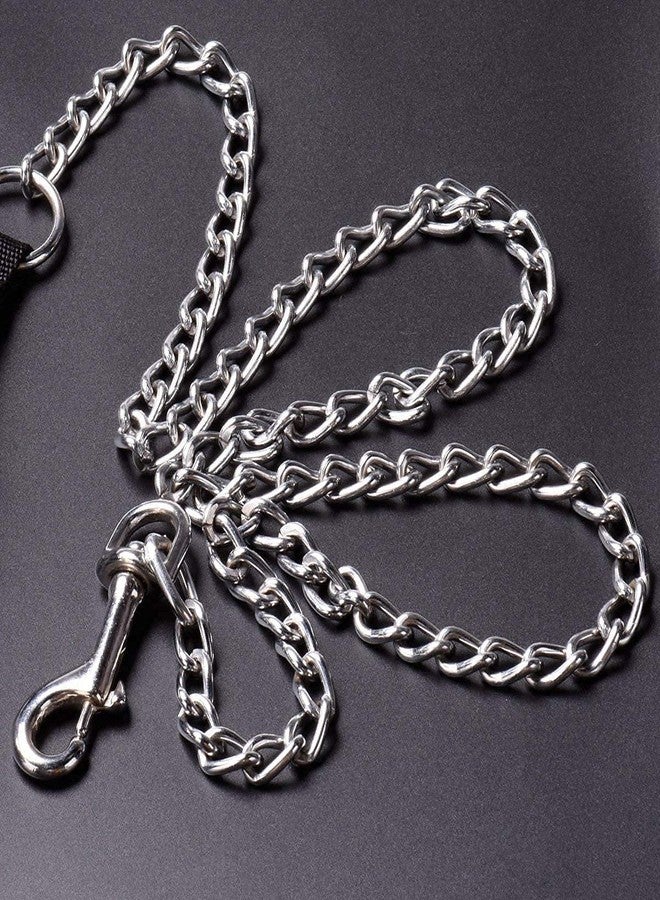 PETLICIOUS & MORE Heavy Duty Dog Leash,Metal Dog Leash Dog Chain with Handle for Large Size Dogs (Size-Large, Red),?18 cm - Image 4
